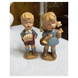 The Mud Hen figurines boy & girl 5'
