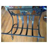 Cast iron log holder