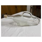 Vintage 1965 London White Wine Empty Clear Bottle