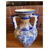 Vase - Made In Spain - Bird- Two Handled 11'