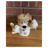 Vintage resin birdhouse 7' tall