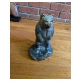 Vintage blue grizzle bear 10' tall