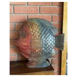 TIKI BAR OCEAN FISH Tropical Wood Carved