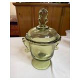 Imperial WAVERLY SUNSHINE GREEN 8' CANDY DISH &