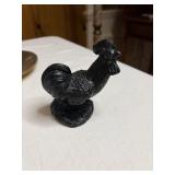 Medium Rooster Handcrafted from Coal Made by