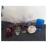 Egg dish glasses votive cups bowl