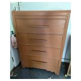 vintage 4 drawer painted dresser