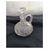 Antique Cambridge Glass Fernland Snowflake Cruet