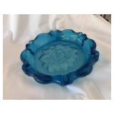 Vintage Tiara Indiana Glass Horizon Blue Lotus