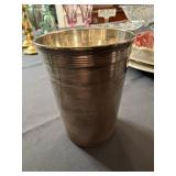 Vintage 4ï¿½ Leonard Silver Plated Mint Julep Cup