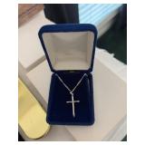 Sterling cross necklace