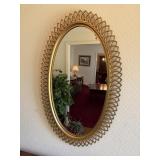 Oval mirror 25x40