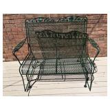 Wrought  iron glider
