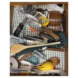 Utensils in drawer