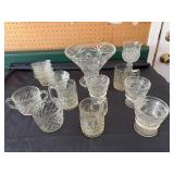 Vintage Punchbowl stand cups and miscellaneous
