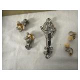 Vintage pin & earrings