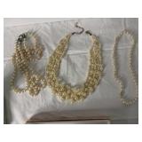 Pearl necklaces