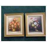 2 paintings on canvas