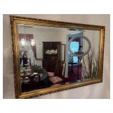 Gold beveled mirror 28x40