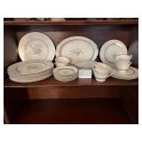 Corabel Old Ivory by Syracuse accented by green