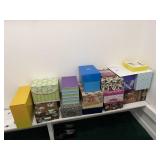 Storage boxes and cards