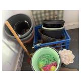 Misc flower pots