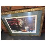 Framed Still Life with Azaleas 25x31