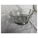 MCM Italy Crystal Silver Plate Base Foot 1960s