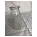 Vintage half pint milk cream bottle