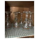8 Christmas goblets