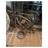 Vintage Wrought Iron armillary sphere or
