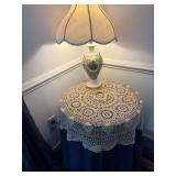 Vintage painted lamp 25ï¿½ tall