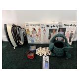 Iron patterns and sewing items
