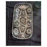 Vintage 1970ï¿½s Crystal Anchor Hocking Star Of