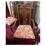 Vintage Mahogany dining room captains chair