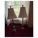Pair of lamps 31ï¿½ tall