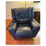 Leather recliner