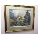 W-hollow Doug Adams framed print 26x30