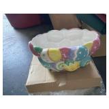 Ceramic Easter basket
