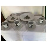 Christmas 4 pc place setting
