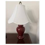 Ginger jar lamp w/shade