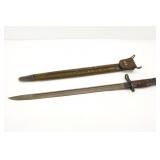 Remington Pattern 17 Bayonet With Scabbard