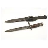 Remington Pattern 1913 Enfield bayonet w scabbard