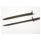 Remington Pattern 17 Bayonet With Scabbard