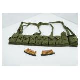 AK-47 Bandolier 200 Rounds Clipped 7.62x39mm