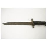 Utica Cutlery Pattern 17 Bayonet With Scabbard