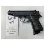 Manurhin/Walther Model PP 7.65MM