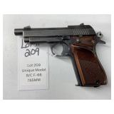 Unique Model B/C F.-66 7.65MM