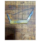 Vintage Promotional Pocket Knife w/ Silver Inlay