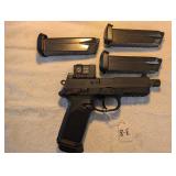 FN Mod FNX-45 TACTICAL  Aim Point Acro P-2 Red Dot